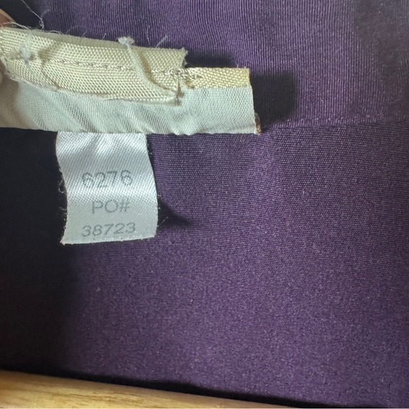 Vintage TravelSmith Purple Button-Up Blouse Size M - Picture 5 of 6